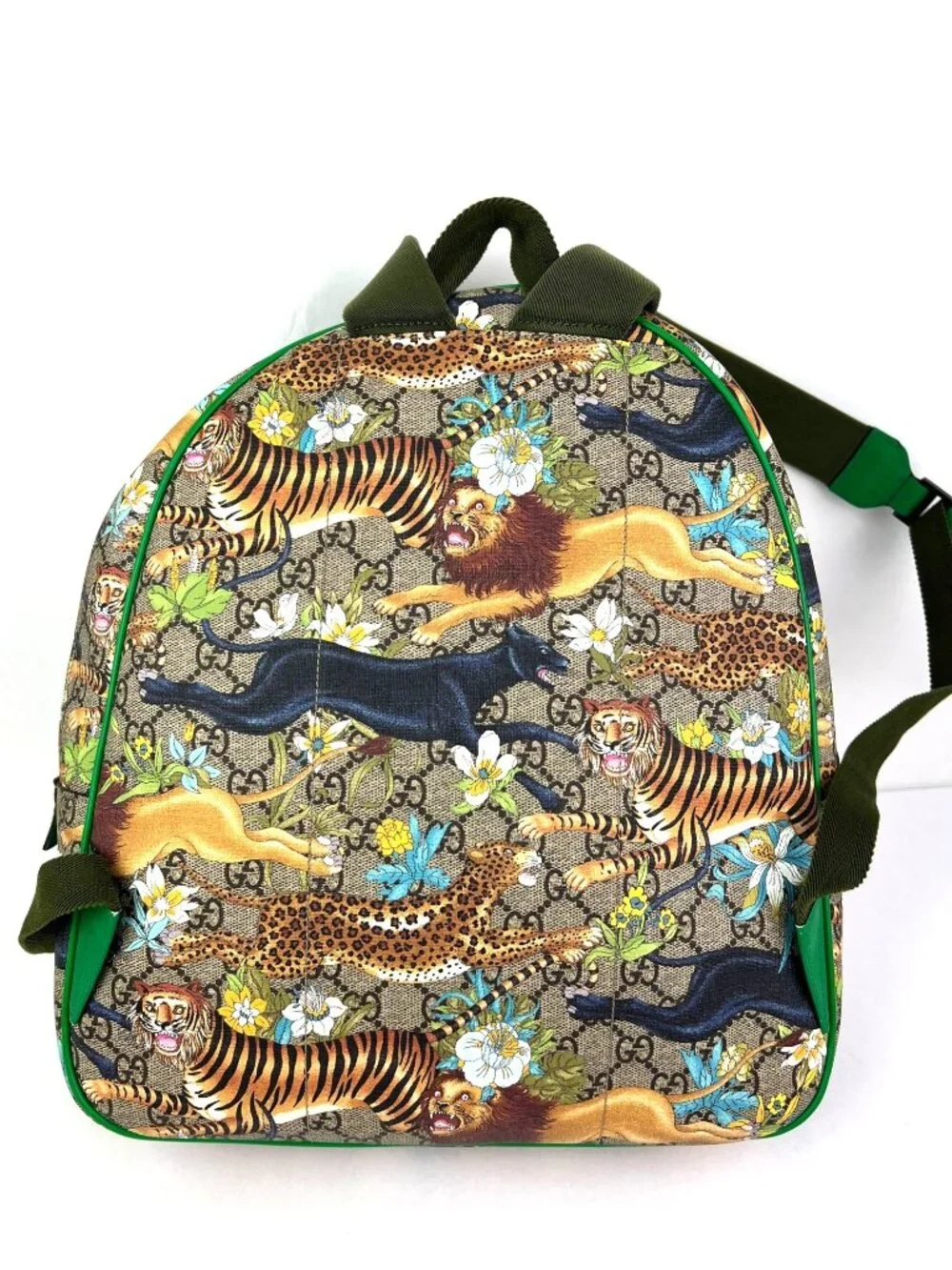 Gucci GG Supreme Feline Childrens Dome Multicolor Backpack